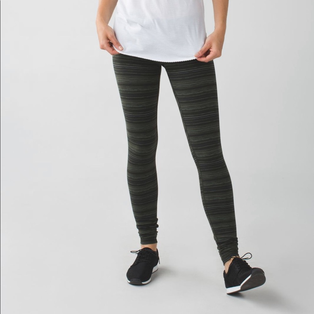 Lululemon Wunder Under Pant ||| Gator Green